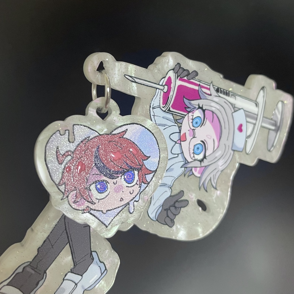 チャーム付きナースアクスタ