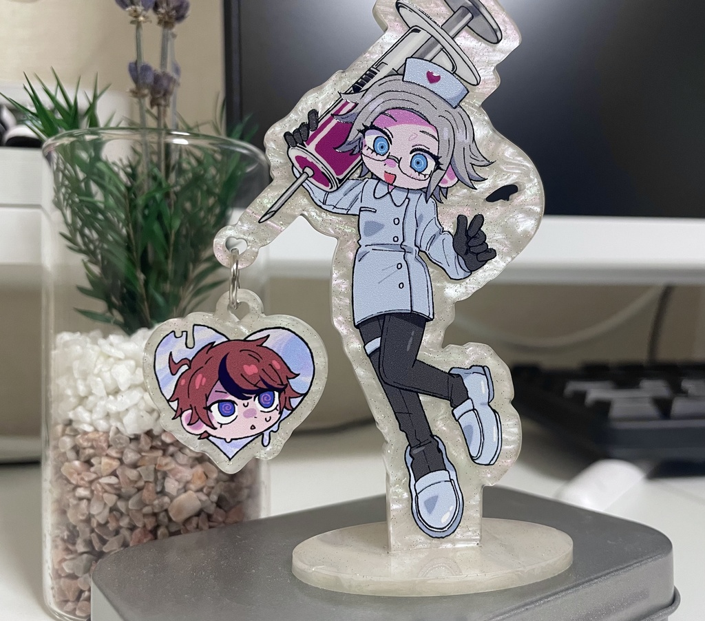 チャーム付きナースアクスタ