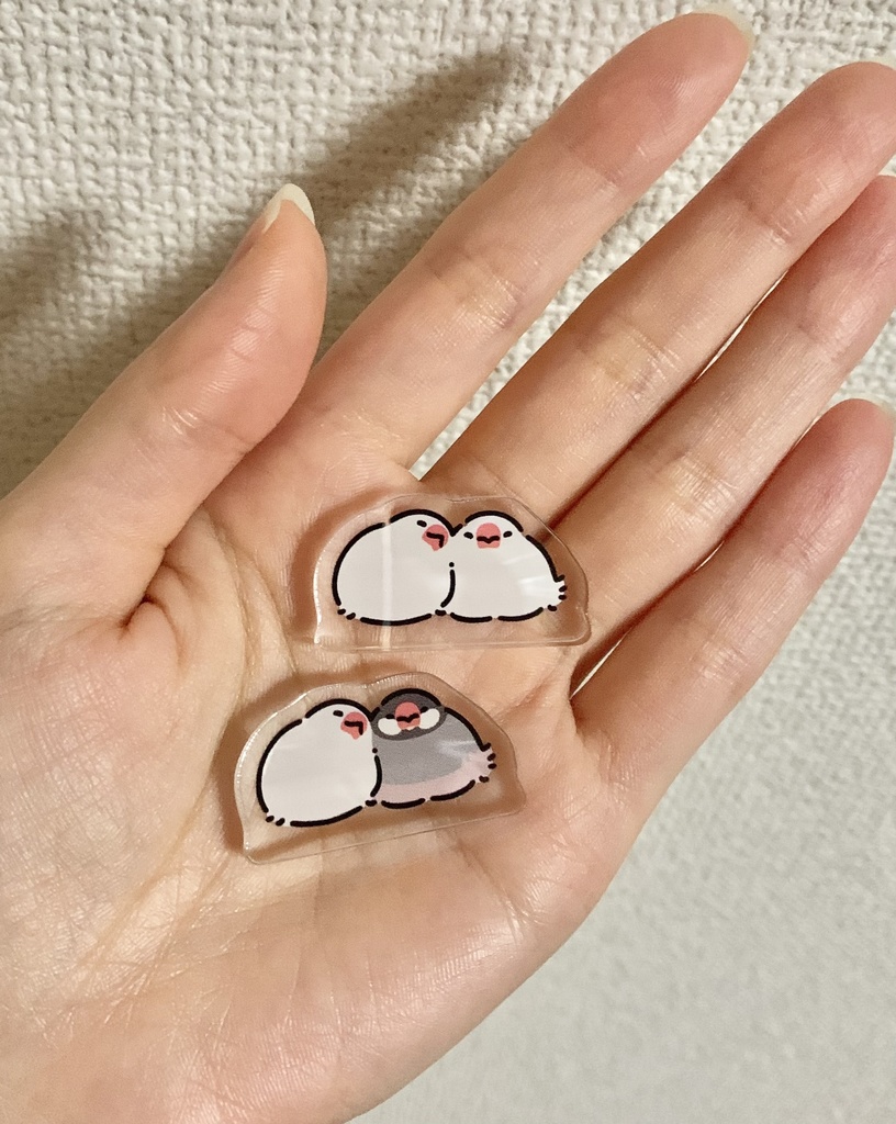 もちもち文鳥のミニアクスタ