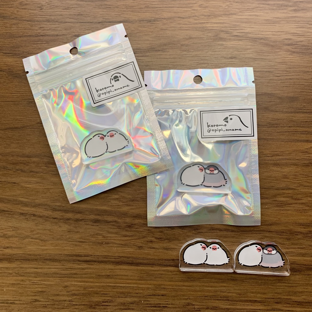 もちもち文鳥のミニアクスタ