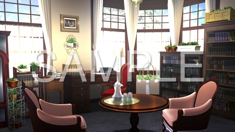 背景素材-屋敷お部屋 昼 (お屋敷編part04-130oyashiki002)