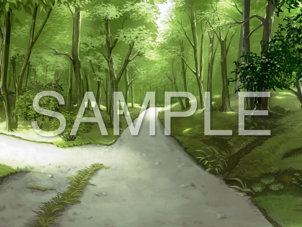 背景素材-自然森林 昼 (自然編part01+α-green003)