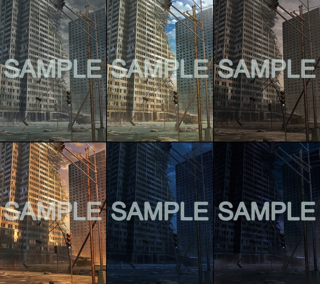 廃墟Tシャツ①(画像得点付き)