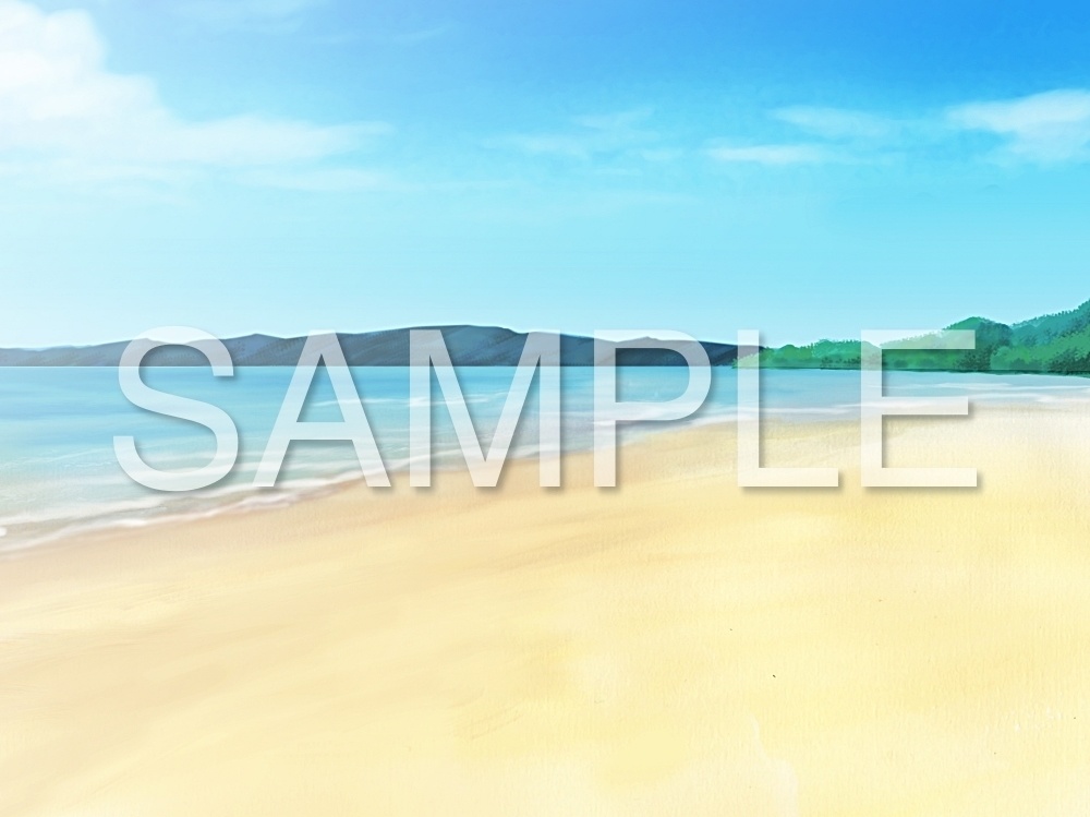 背景素材-自然海岸 昼 (自然編part01+α-sdsea001)