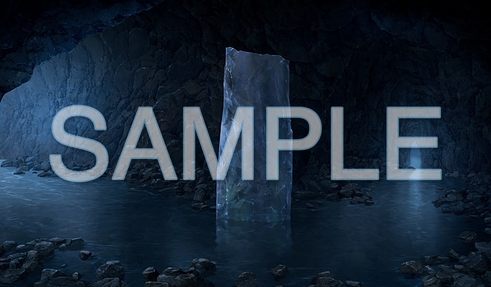 背景素材-自然洞窟 夜 (自然編part03-BG21_d_c)