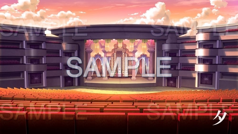 【背景素材】ショー/ステージ (レジャー・公共施設編part02-ACamu004)