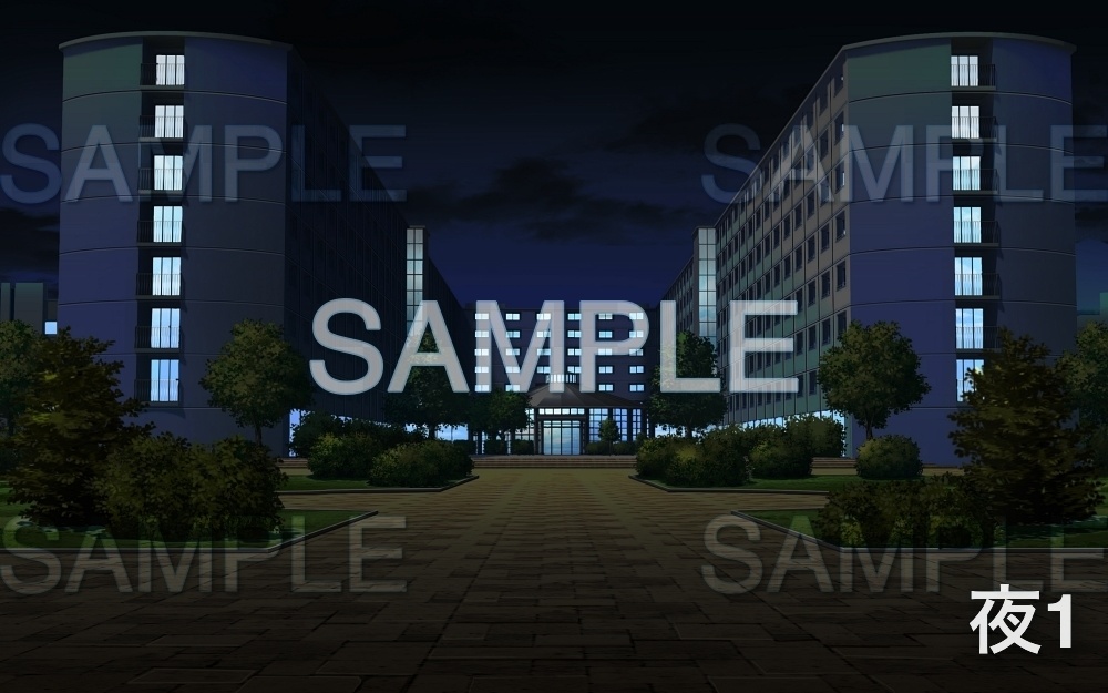 【背景素材】寮/マンション (寮編part01-oldryo)