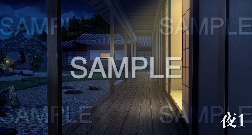 【背景素材】日本家屋/縁側(江戸編part01-edo02)