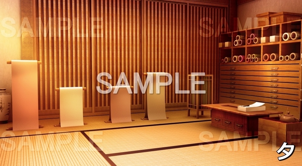 【背景素材】和服/呉服屋(江戸編part01-edo03)