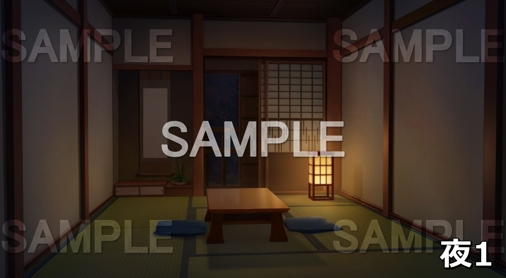 【背景素材】宿(江戸編part01-edo05)雪ver.追加