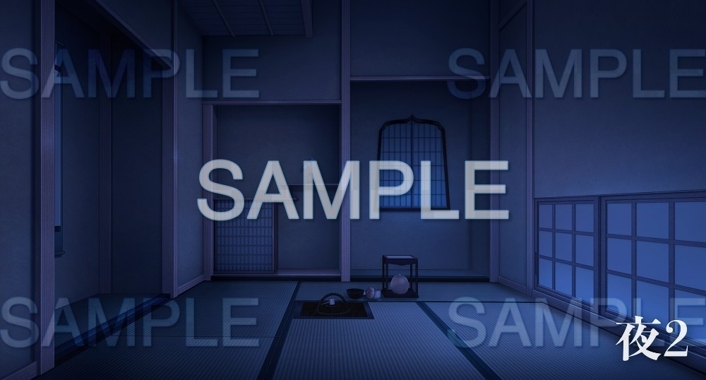 【背景素材】和室/茶室(江戸編part01-edo07)