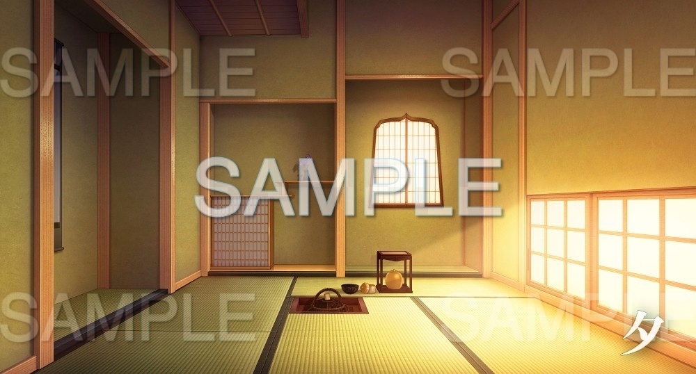 【背景素材】和室/茶室(江戸編part01-edo07)