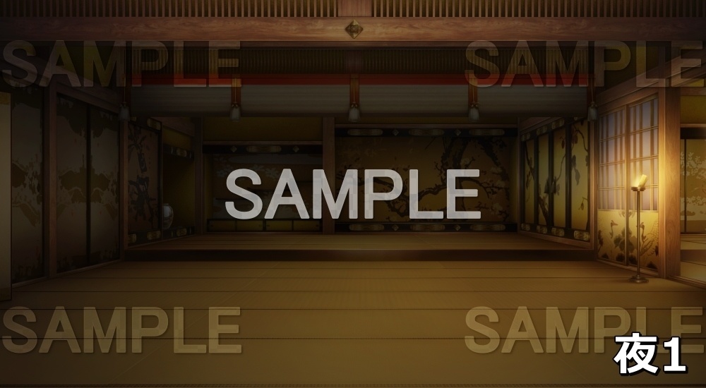 【背景素材】殿様の執務室/謁見(江戸編part01-edo09)