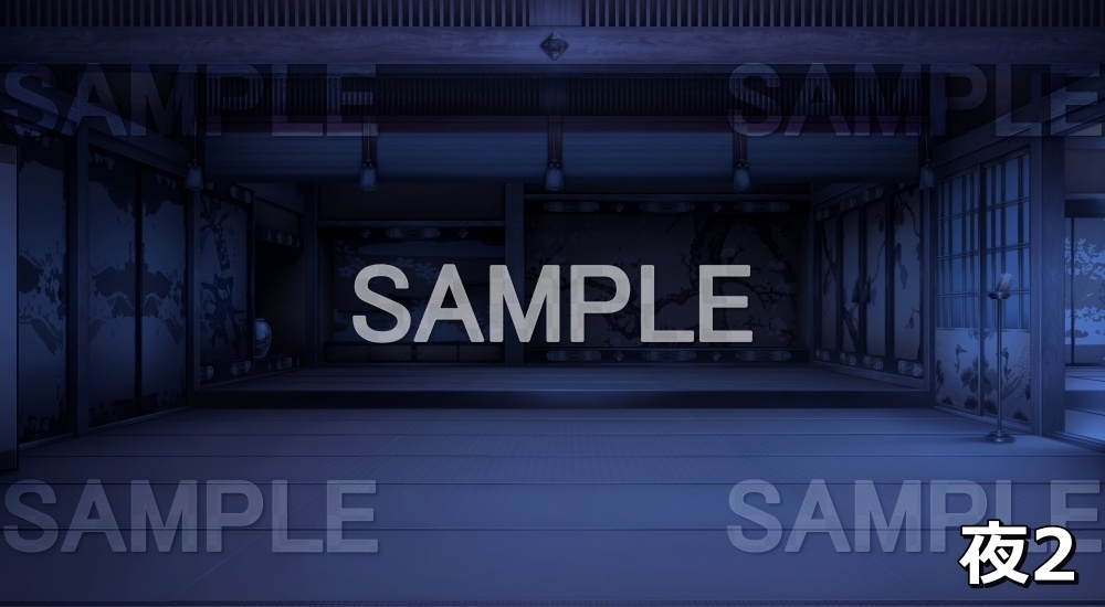 【背景素材】殿様の執務室/謁見(江戸編part01-edo09)