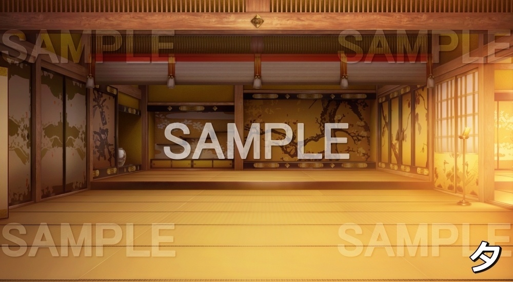 【背景素材】殿様の執務室/謁見(江戸編part01-edo09)