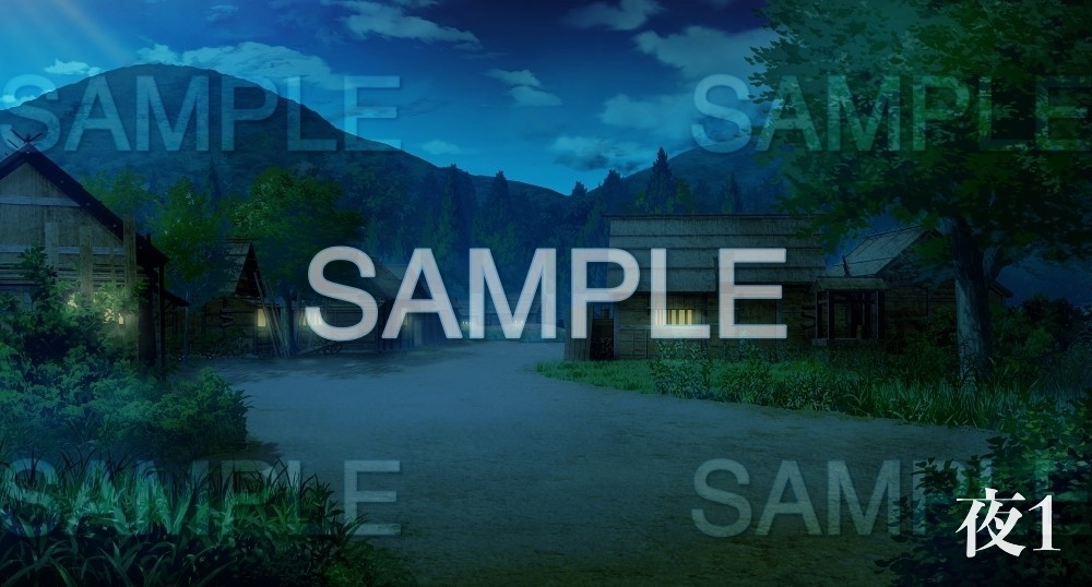 【背景素材】村/農村/集落(江戸編part01-edo17)雪ver.追加