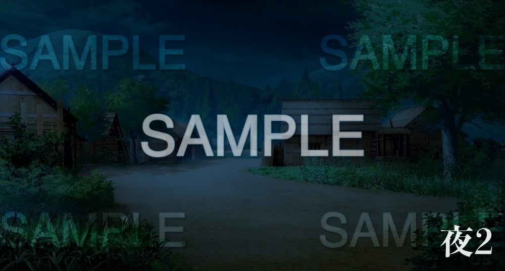 【背景素材】村/農村/集落(江戸編part01-edo17)雪ver.追加