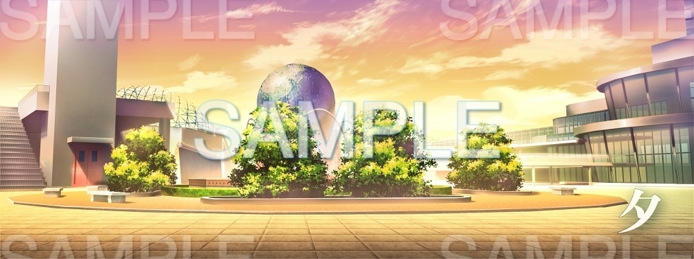 【背景素材】テーマパーク入り口(レジャー・公共施設編part3-twamu001)