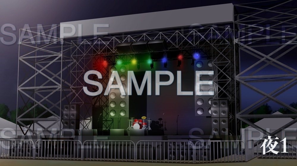 背景素材 ライブ 会場 アイドル編part01 Twidol002 背景専門店みにくる Booth