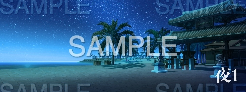 【背景素材】沖縄/琉球/観光リゾート(レジャー・公共施設編part3-twamu004)