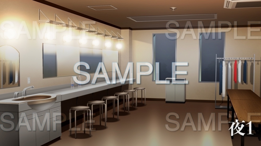 【背景素材】楽屋/メイク室(アイドル編part01-twidol006)