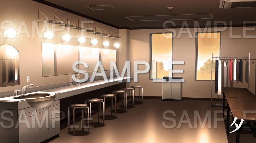 【背景素材】楽屋/メイク室(アイドル編part01-twidol006)