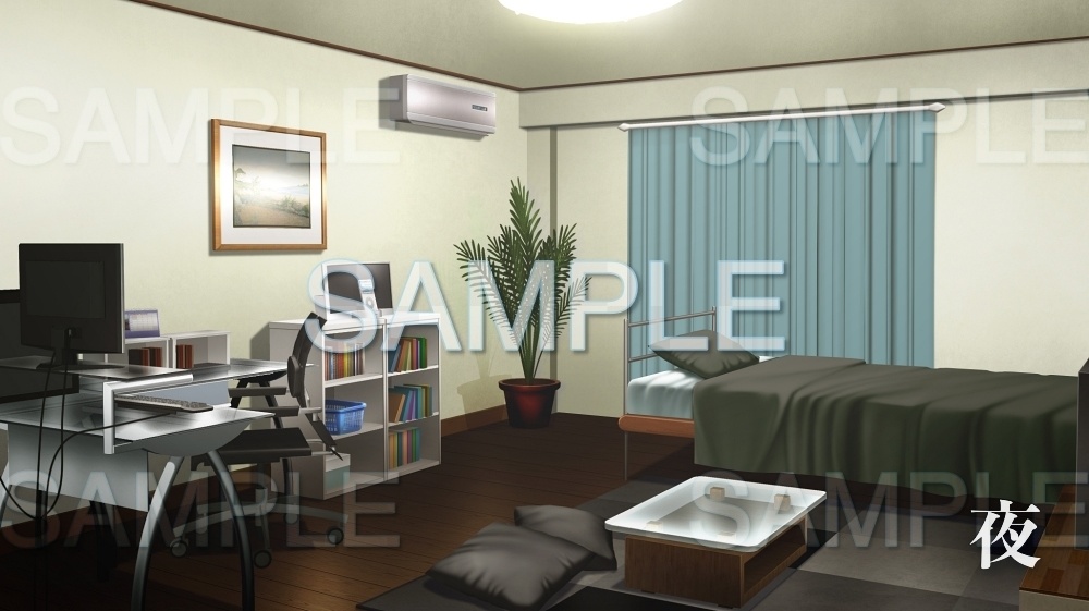 【背景素材】家/オシャレな部屋(日常編part10-twhouse003)