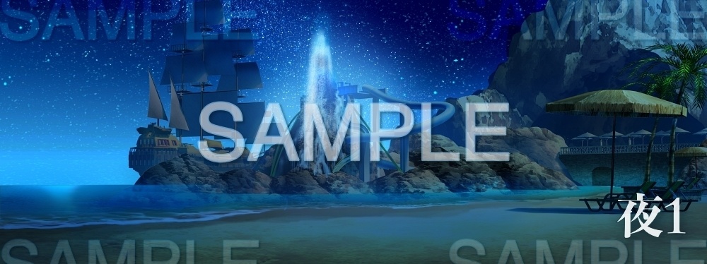 【背景素材】テーマパーク/海賊船(レジャー・公共施設編part3-twamu005)