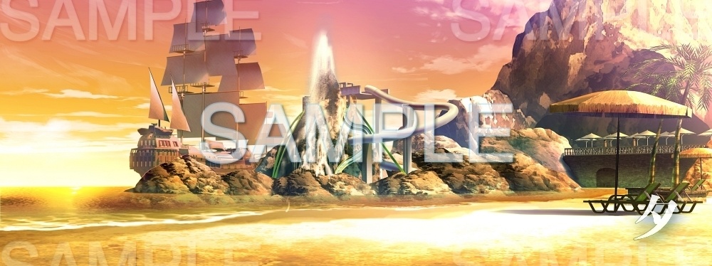 【背景素材】テーマパーク/海賊船(レジャー・公共施設編part3-twamu005)