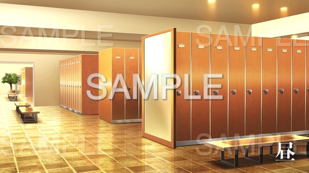 【背景素材】脱衣所(レジャー・公共施設編part3-twamu012)