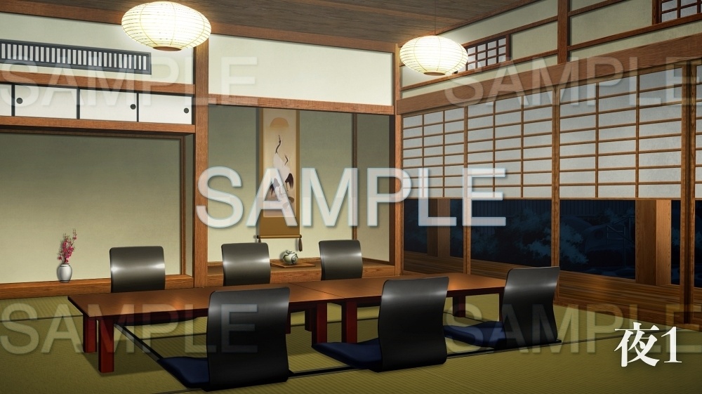 【背景素材】旅館/宿泊施設(レジャー・公共施設編part4-twamu016)