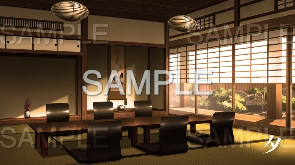 【背景素材】旅館/宿泊施設(レジャー・公共施設編part4-twamu016)