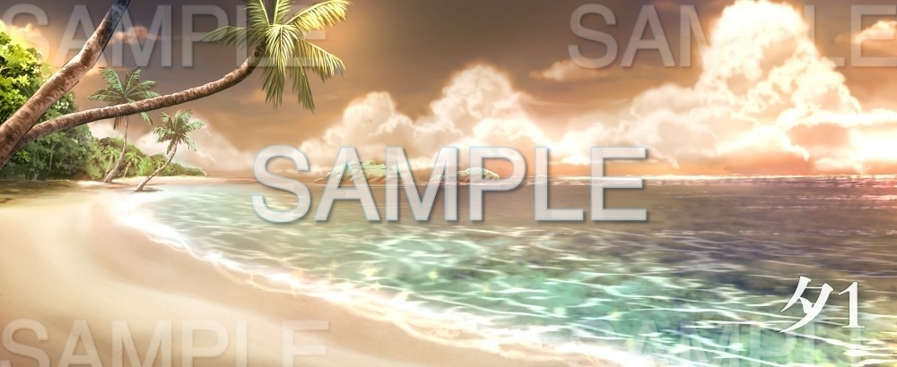 【背景素材】海(夏休み編part1-Iris010)