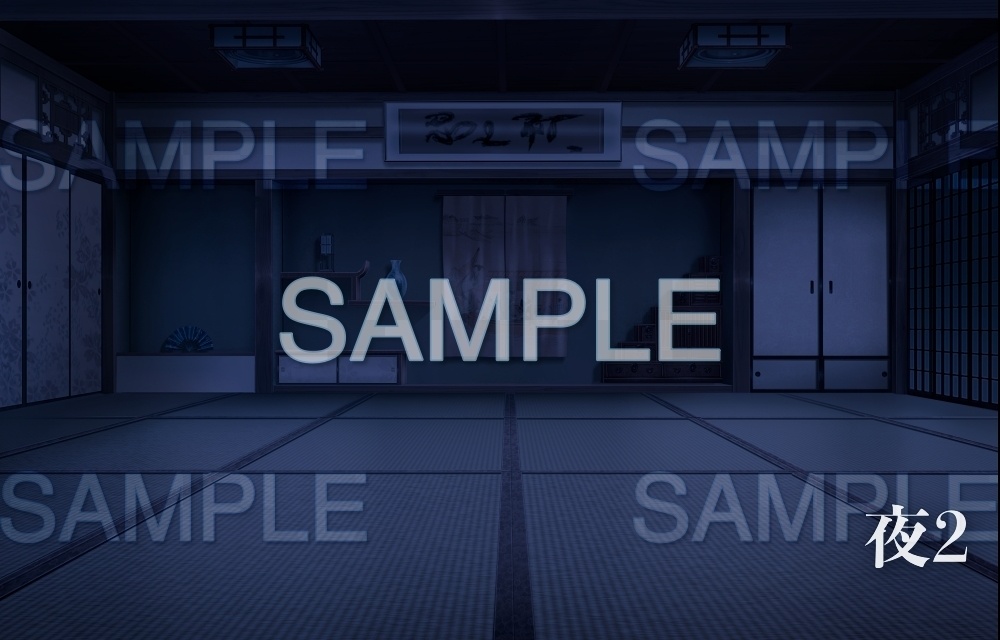 【背景素材】和室/大広間(田舎編part1-inakabg04_h)