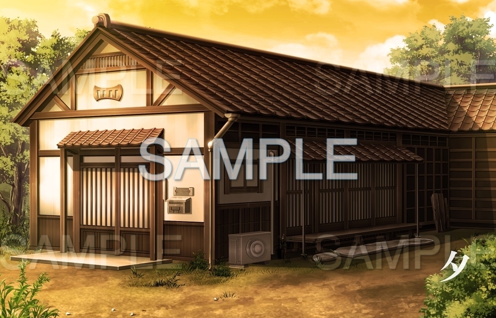 【背景素材】平屋/古民家(田舎編part1-inakabg08_h)