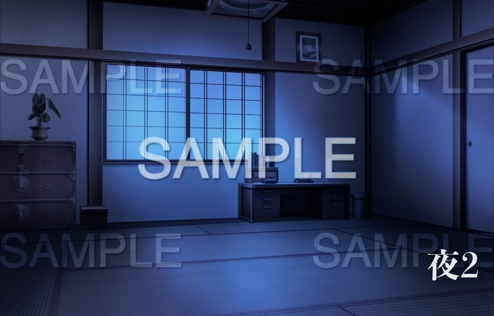 【背景素材】部屋/和室(田舎編part1-inakabg10_h)