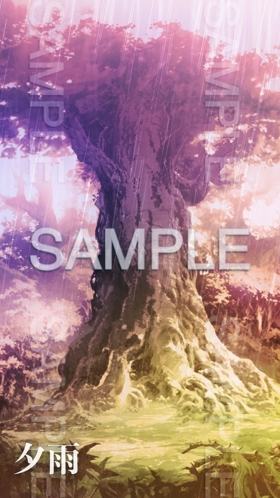 【背景素材】聖なる木(ダンジョン編part1-tree)