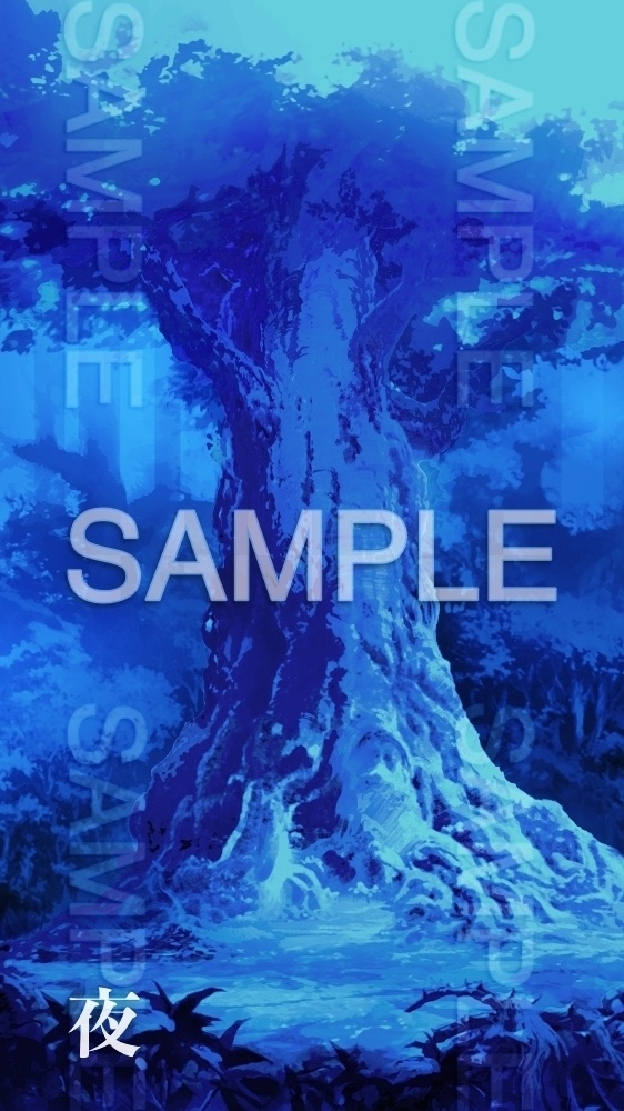 【背景素材】聖なる木(ダンジョン編part1-tree)