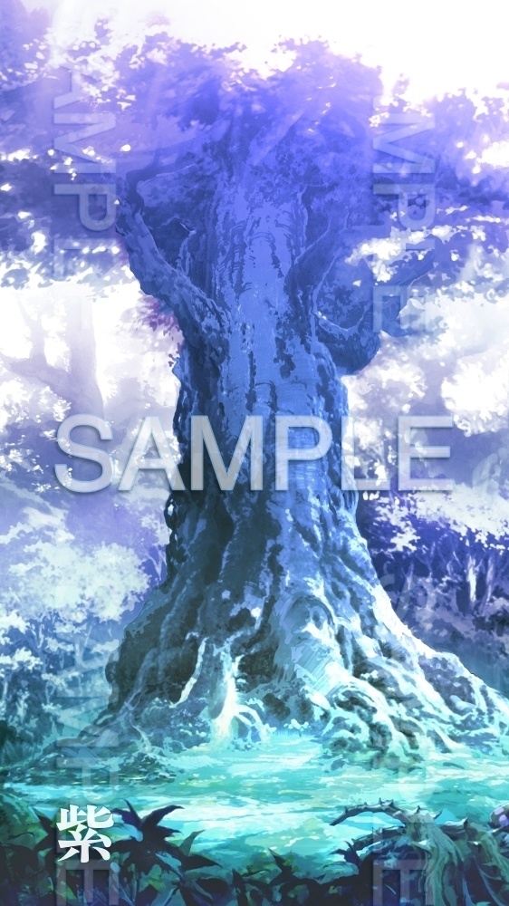 【背景素材】聖なる木(ダンジョン編part1-tree)