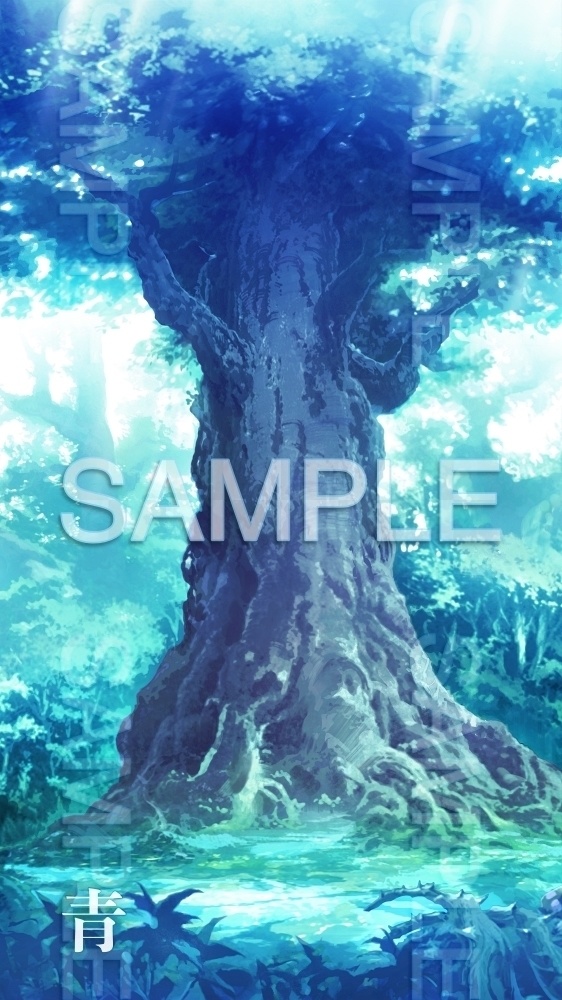 【背景素材】聖なる木(ダンジョン編part1-tree)