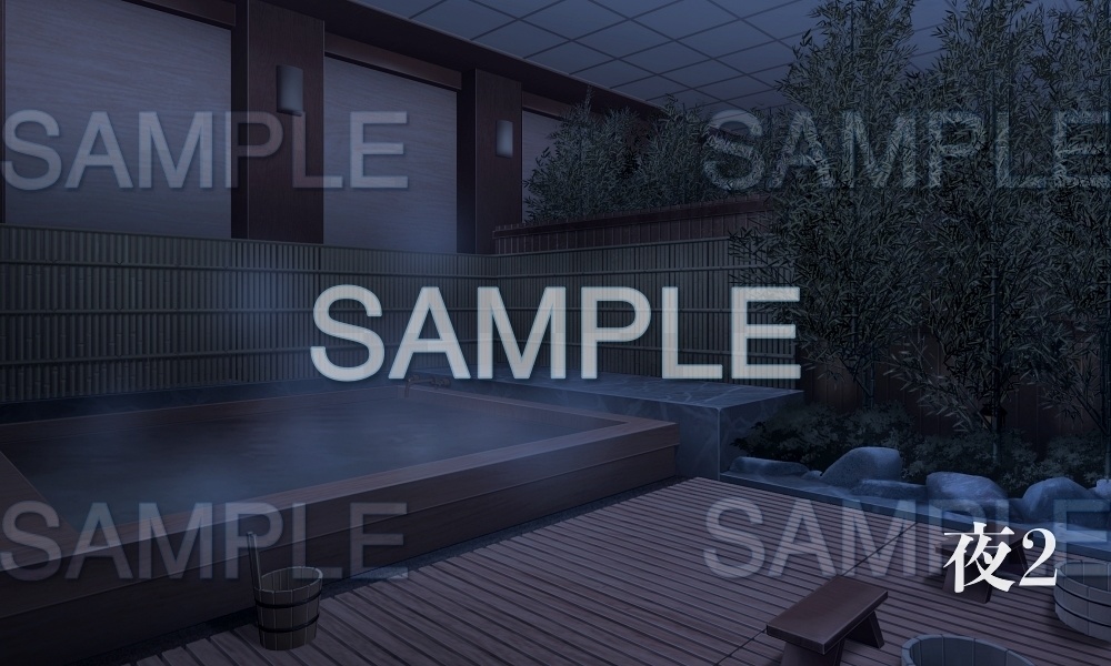 【背景素材】銭湯(温泉街編part01-Iris009)