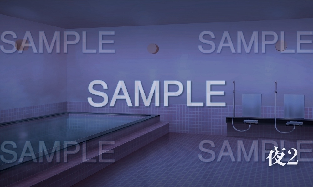 【背景素材】大浴場(温泉街編part01-Iris025)