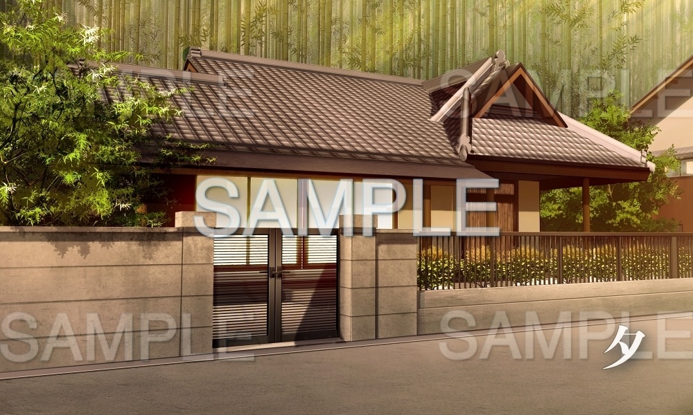 【背景素材】日本家屋 住宅(日常編part15-Iris039)