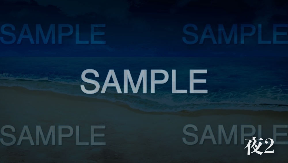 【背景素材】海 海岸 砂浜(自然&ダンジョン編part04-027_beach)