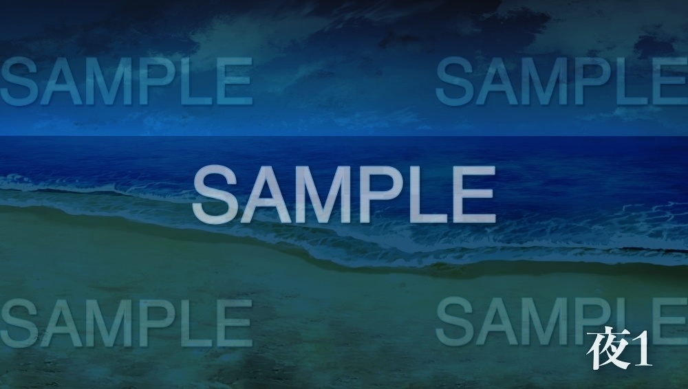 【背景素材】海 海岸 砂浜(自然&ダンジョン編part04-027_beach)