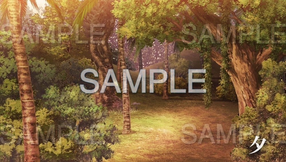 【背景素材】森林/無人島(自然&ダンジョン編part04-028_forest_1)