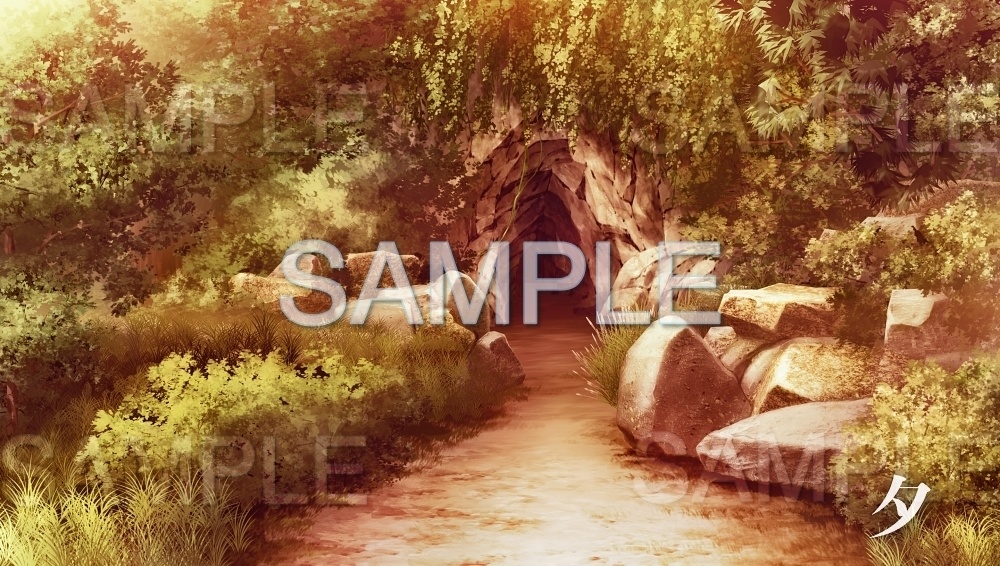 【背景素材】洞窟 洞穴(自然&ダンジョン編part04-030_cave)