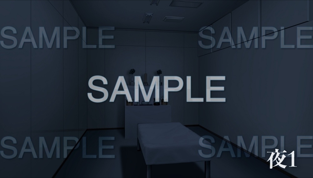 【背景素材】霊安室(病院編part1-minihos_005_k)