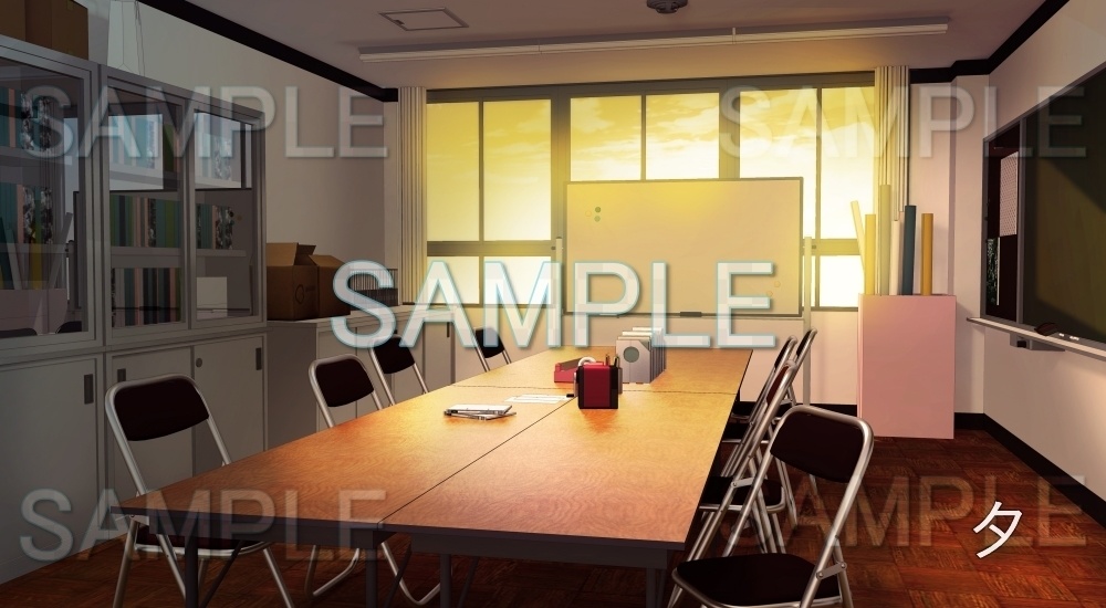 【背景素材】生徒会室(学園編part7-rtstudentcouncilroom01)
