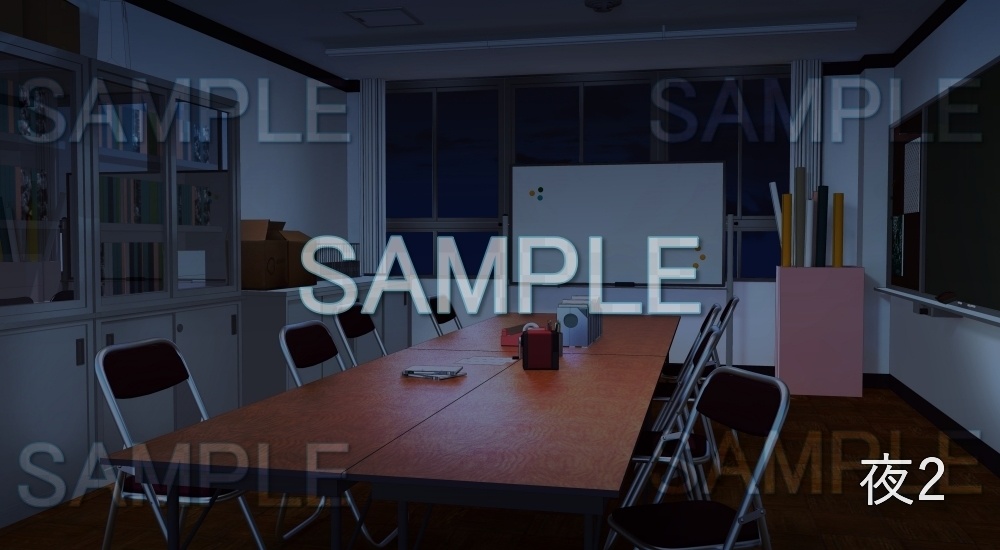 【背景素材】生徒会室(学園編part7-rtstudentcouncilroom01)
